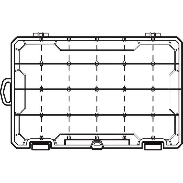 Alt view image 5 of 6 - (2 pack) Flambeau Outdoors, Tuff Tainer Utility Tackle Box with Zerust, 5007, Large, Plastic