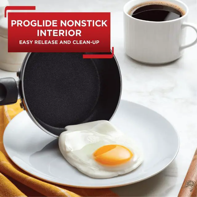 Alt view image 2 of 6 - T-fal Easy Care Nonstick Cookware, Covered One Egg Wonder Fry Pan, 4.5 inch, Black