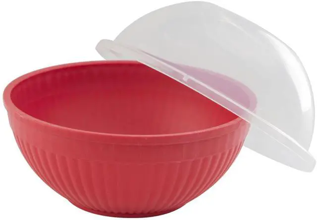 Alt view image 4 of 6 - Nordic Ware 14 Cup Plastic Microwave Quick Pop Popcorn Popper, Red, 68402W