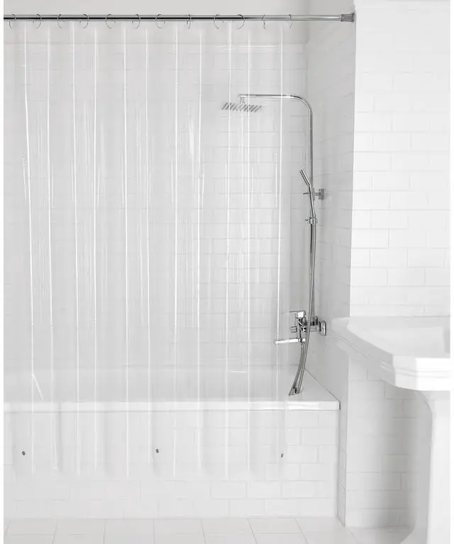 Main image of Mainstays Light Weight PEVA Shower Liner, 70 in x 71 in, Clear