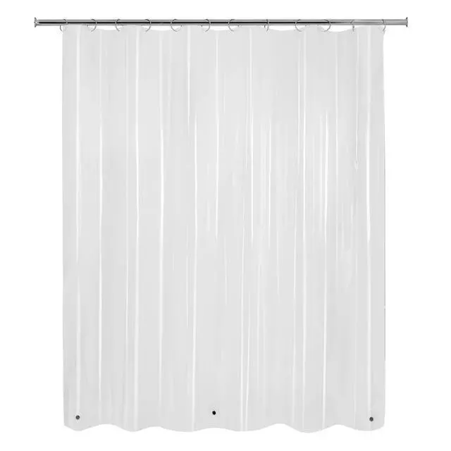 Alt view image 5 of 5 - Mainstays Light Weight PEVA Shower Liner, 70 in x 71 in, Clear