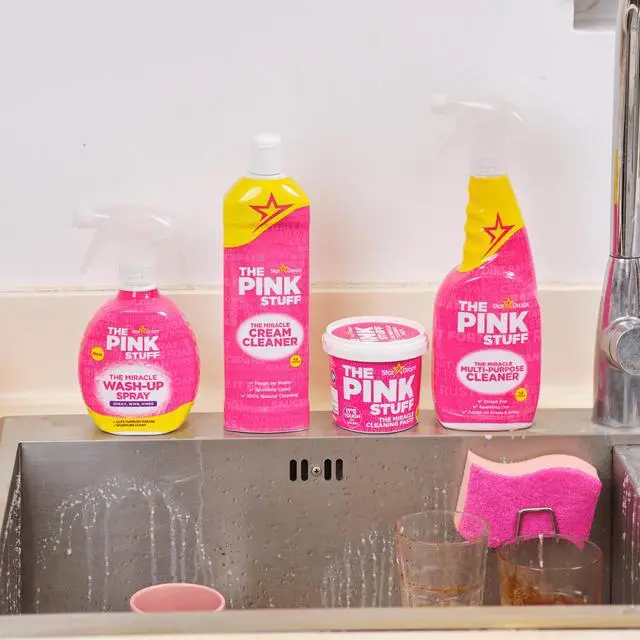 Alt view image 4 of 7 - The Pink Stuff, Miracle Cleaning Paste, All-Purpose Cleaner, 17.63 oz
