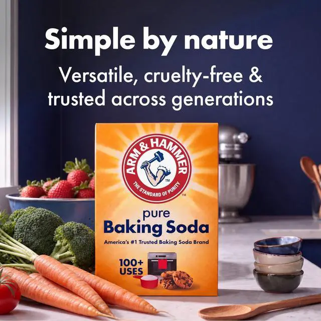Alt view image 3 of 7 - (5 pack) ARM & HAMMER Baking Soda Fridge-N-Freezer Odor Absorber with Flo-Thru Technology, 14 oz