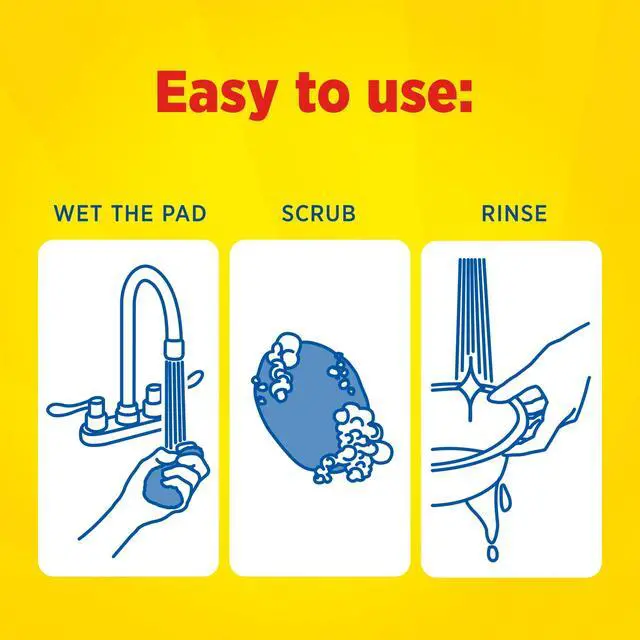 Alt view image 3 of 7 - S.O.S Steel Wool Dish Scrubber Pads, 10 Pack