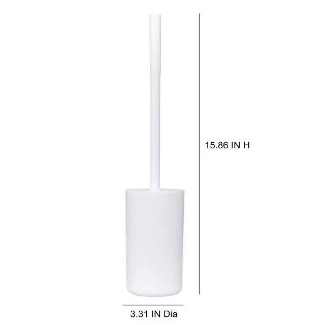 Alt view image 3 of 6 - Mainstays Basics Plastic Toilet Brush, White