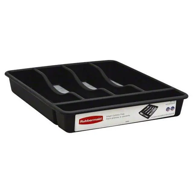 Alt view image 5 of 5 - Rubbermaid Silverware Organizer, Small, Black