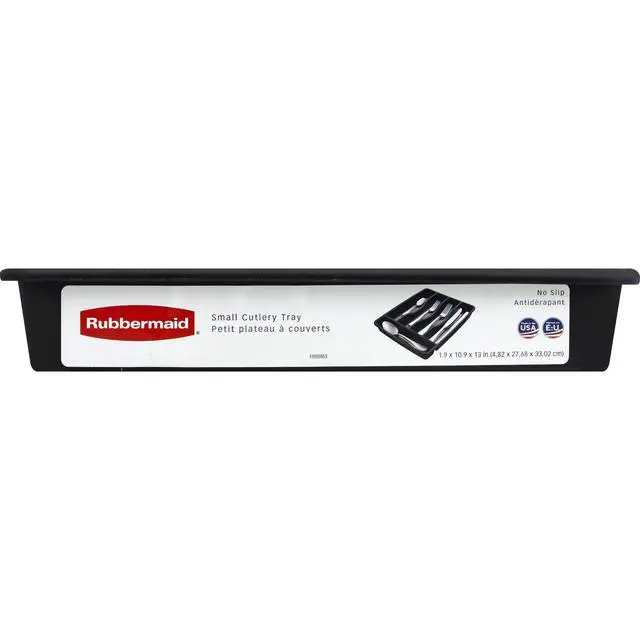 Alt view image 3 of 5 - Rubbermaid Silverware Organizer, Small, Black