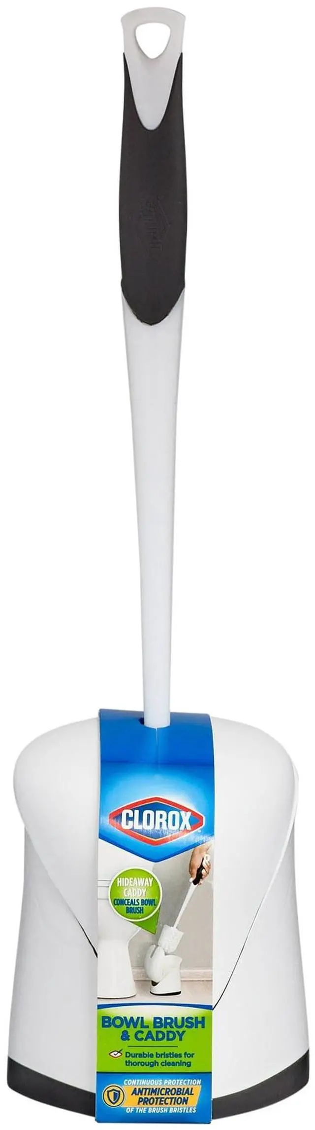 Main image of Clorox Hideaway Bowl Brush & Holder, Brush with Base