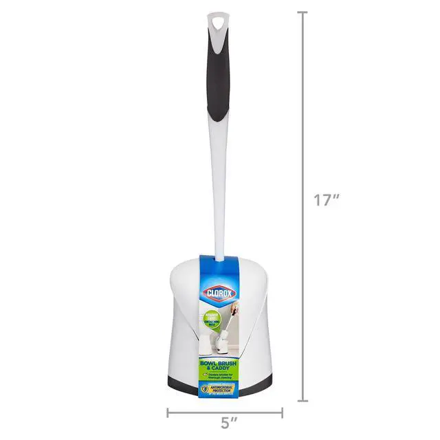 Alt view image 3 of 7 - Clorox Hideaway Bowl Brush & Holder, Brush with Base