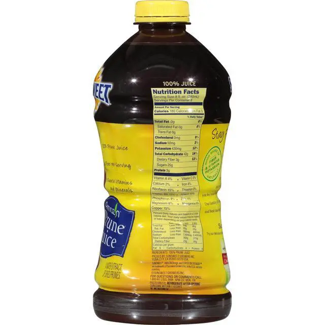 Alt view image 5 of 5 - PR Sunsweet AmazIn 100% Juice, Prune, 64 fl oz, 1 Count