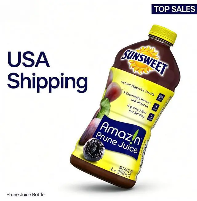 Main image of PR Sunsweet AmazIn 100% Juice, Prune, 64 fl oz, 1 Count