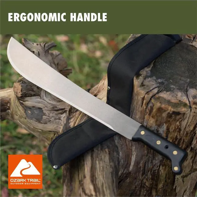 Alt view image 2 of 5 - Ozark Trail 18" Machete with Sheath