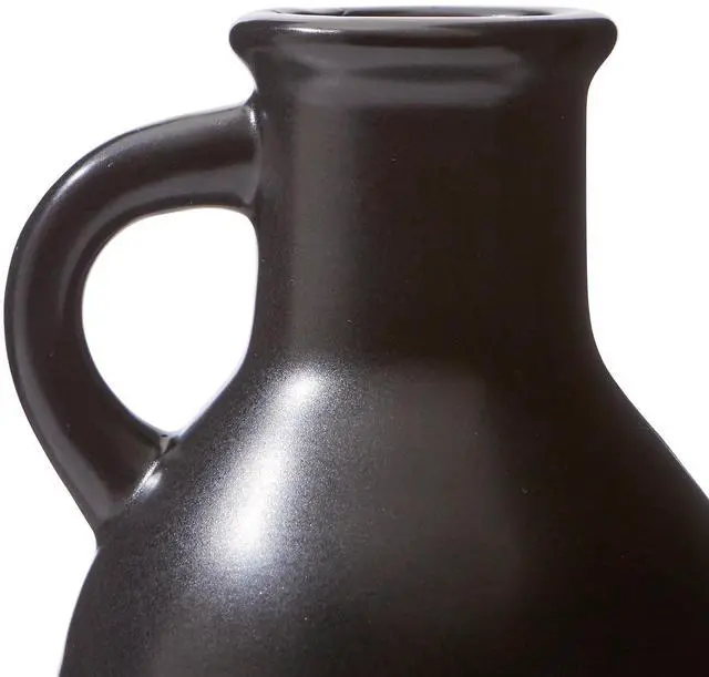 Alt view image 5 of 5 - Better Homes & Gardens 8" Black Ceramic Jug Vase