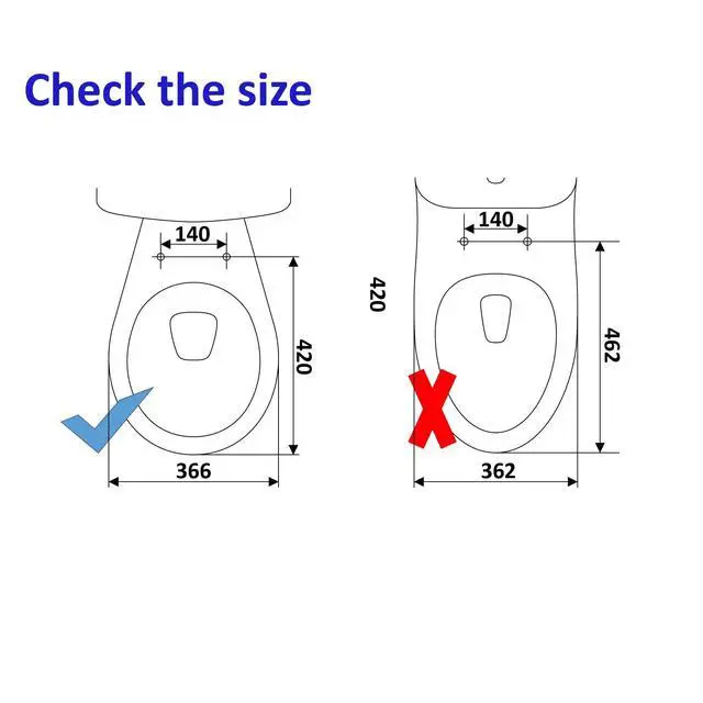 Alt view image 2 of 6 - Mainstays Molded Wood Toilet Seat, White, Single Seat