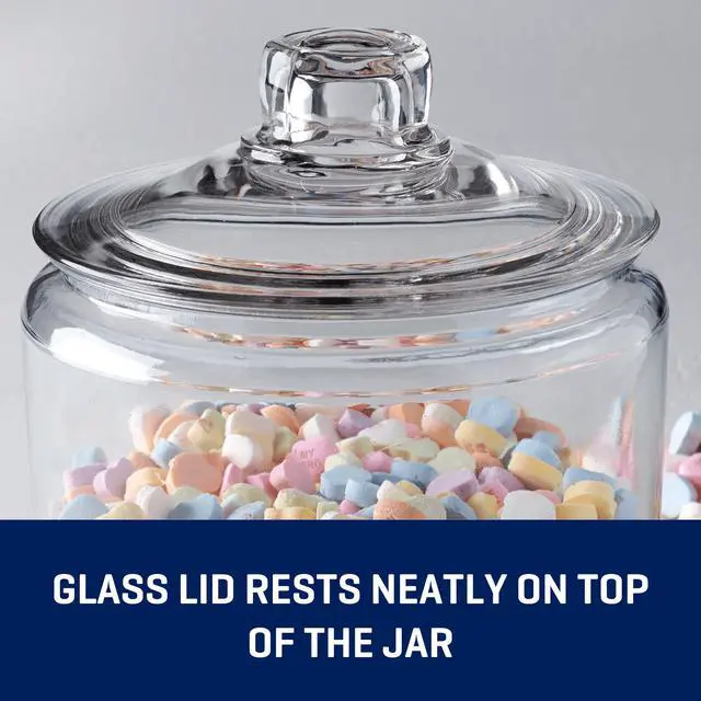 Alt view image 2 of 6 - Anchor Hocking Heritage Hill Glass Jar with Lid, 2 Gallon, Made for Pantry Jar Storage and Display
