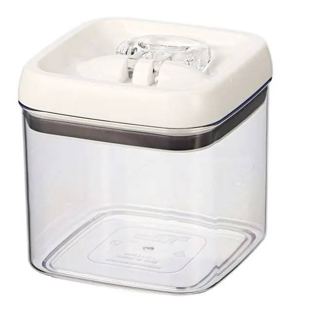Alt view image 2 of 6 - Better Homes & Gardens Canister - 4.5 Cup Flip-Tite® Square Food Storage Container, Designed to Help with Pantry Organization and Food Storage
