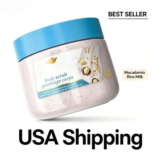 Main image of Dove Exfoliating Body Scrub for Women Macadamia Rice Milk, 15 oz