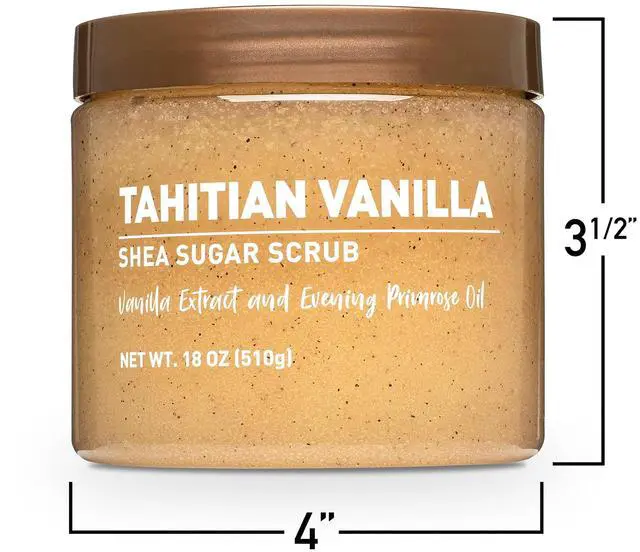 Alt view image 2 of 6 - Shea Sugar Scrub, Tahitian Vanilla, 18 oz