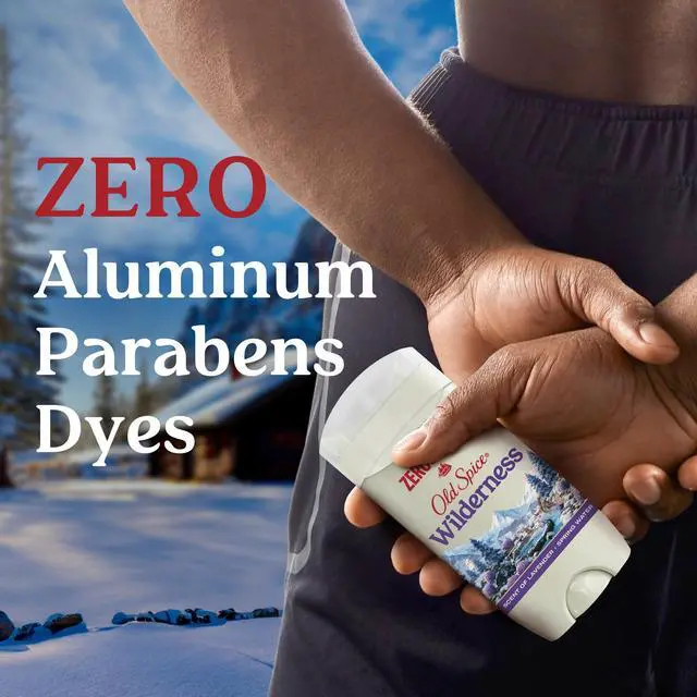 Alt view image 4 of 5 - Old Spice Aluminum Free Men's Deodorant, Invisible Solid Stick, Wilderness with Lavender, 3 oz
