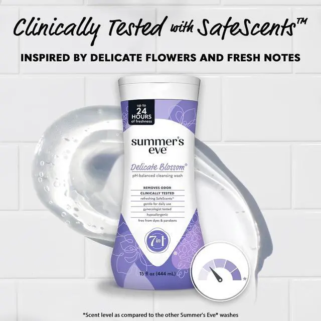 Alt view image 6 of 6 - Summers Eve Delicate Blossom Daily Feminine Wash, 15 Oz