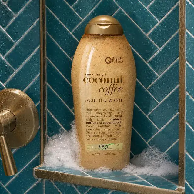 Alt view image 3 of 7 - OGX Smoothing + Coconut Coffee Exfoliating Body Scrub, 19.5 Fl oz