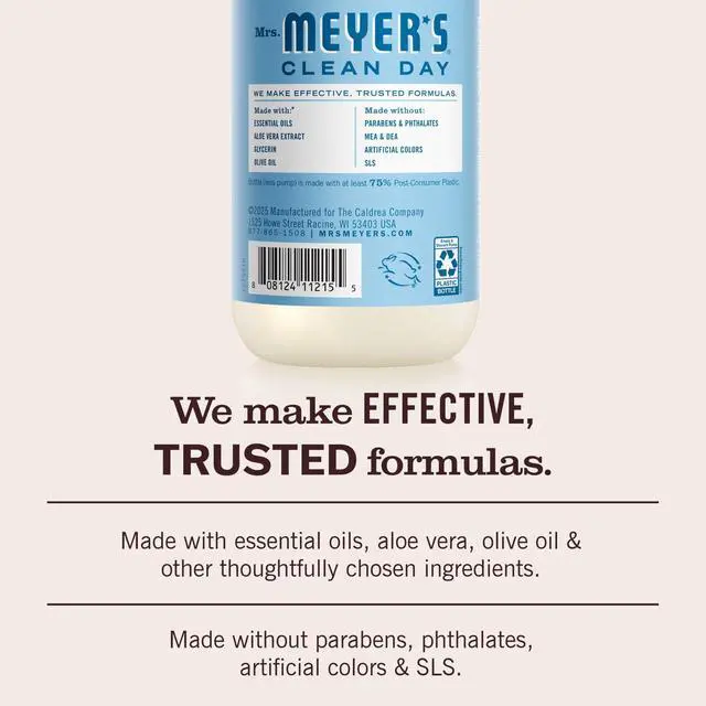 Alt view image 2 of 4 - Mrs. Meyers Clean Day Hand Soap, Rain Water Scent, 12.5 Fl Oz