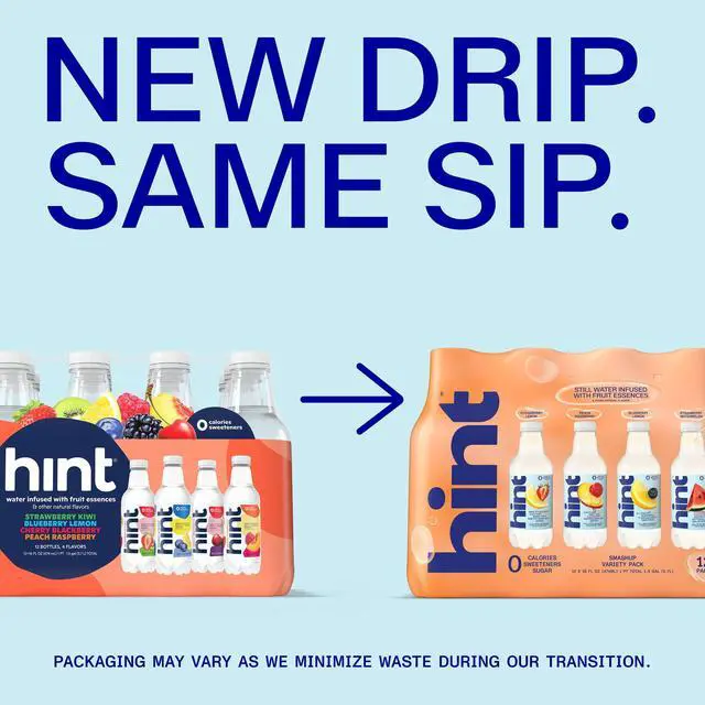 Alt view image 3 of 5 - Hint Smash-Up 4-Flavor Variety Pack Flavored Water V2, 16 fl oz, 12 Pack Plastic Bottles