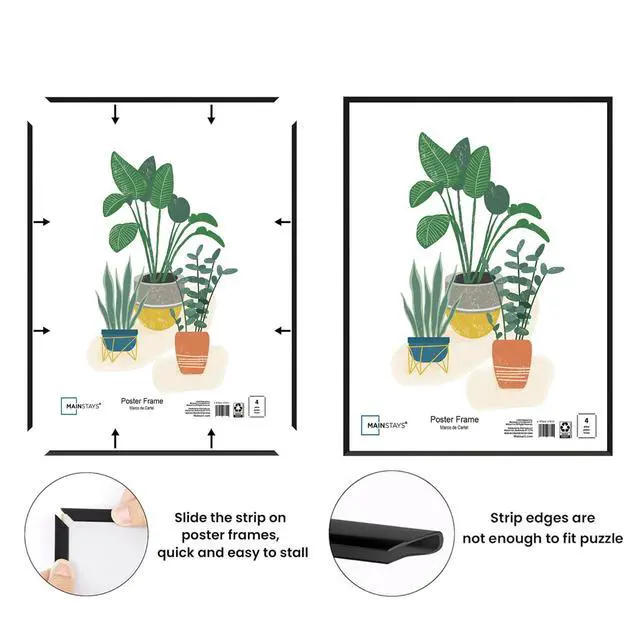 Alt view image 5 of 6 - Mainstays 18 x 24 Poster Frame, Black