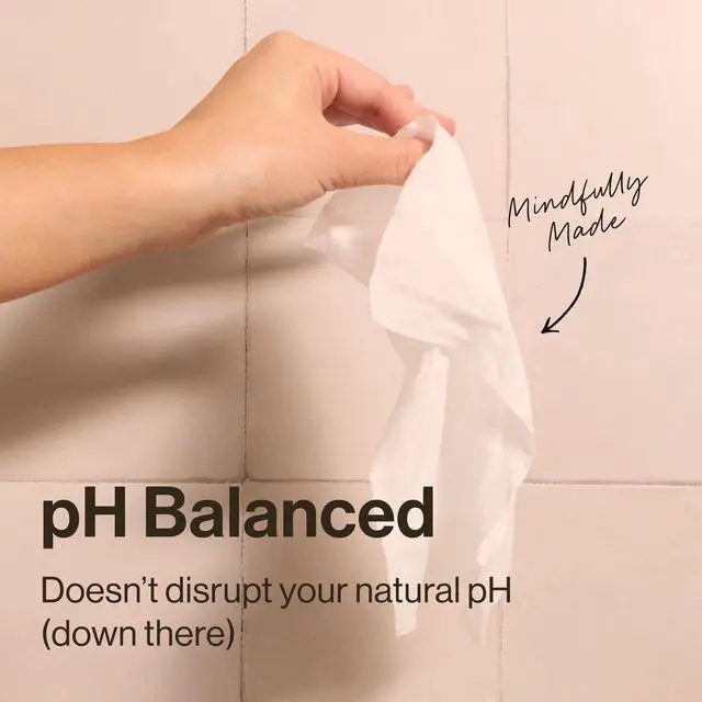 Alt view image 4 of 6 - The Honest Company Flushable Wipes for Adults, Fragrance Free and Hypoallergenic Wet Wipes, Tropical Leaves, 42 Count