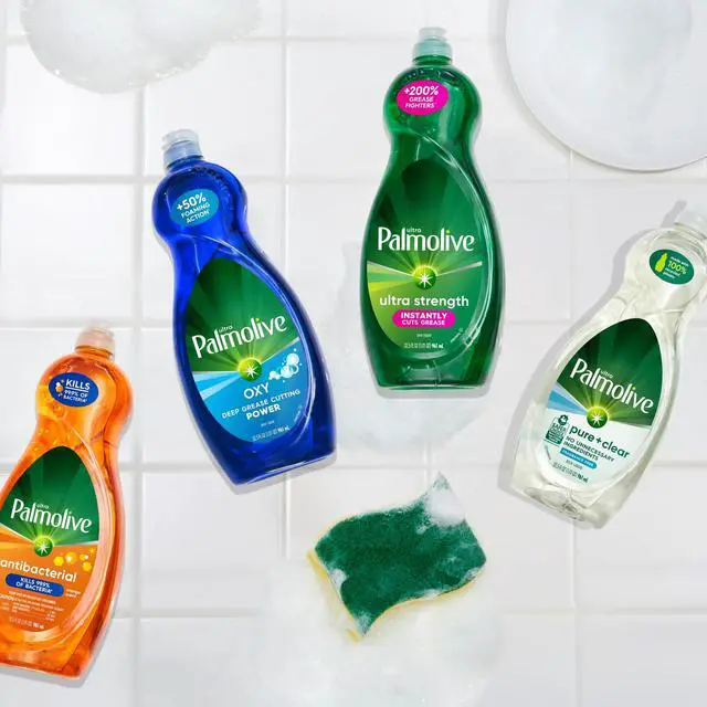 Alt view image 4 of 7 - Palmolive Ultra Concentrated Antibacterial Liquid Dish Soap, Orange Scent, 32.5 Fluid Ounce Bottle