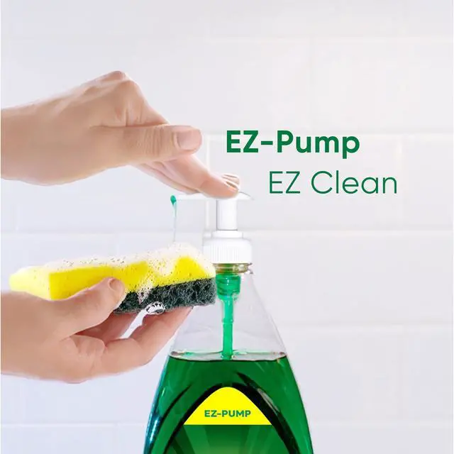 Alt view image 3 of 6 - Palmolive Ultra Strength Liquid Dish Soap, Grease Cutting, 28 fl oz EZ-Pump, EZ-Clean Bottle