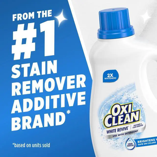 Alt view image 6 of 7 - OxiClean White Revive Laundry Whitener and Laundry Stain Remover Liquid, 66 fl oz