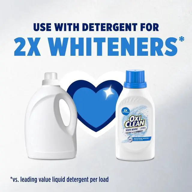 Alt view image 4 of 7 - OxiClean White Revive Laundry Whitener and Laundry Stain Remover Liquid, 66 fl oz