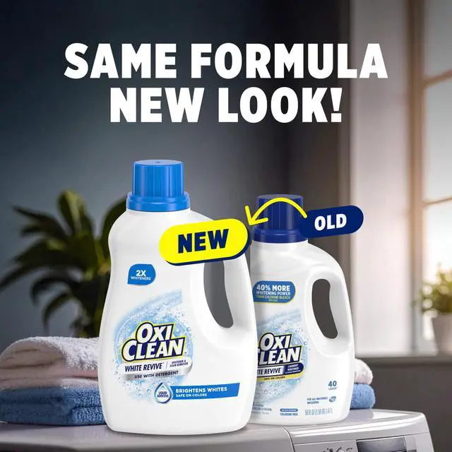 Alt view image 7 of 7 - OxiClean White Revive Laundry Whitener and Laundry Stain Remover Liquid, 66 fl oz