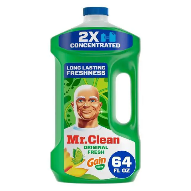 Alt view image 3 of 6 - Mr. Clean All Purpose Cleaner, Floor Cleaner for Mopping, Cleaning Liquid, Gain, 64oz