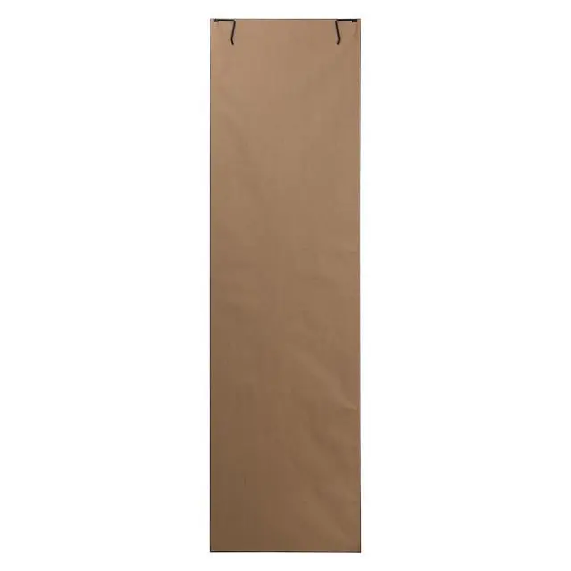 Alt view image 3 of 4 - Mainstays Over-the-Door Rectangular Mirror, Black, 14.25 in x 50.45 in