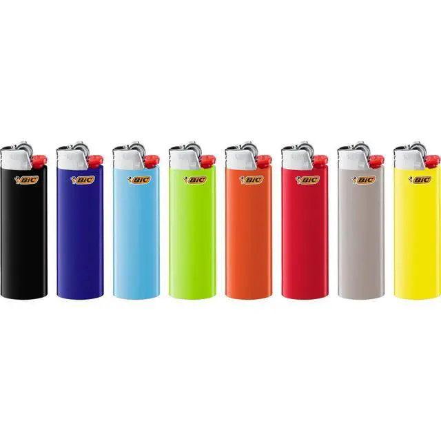 Alt view image 2 of 3 - BIC Maxi Pocket Lighters, Assorted Colors, Pack of 5, Designs May Vary