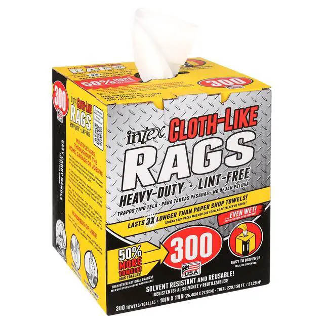Alt view image 3 of 6 - Intex Nw-00454-75 Cloth-Like Wiping Rags, Fiber Blend