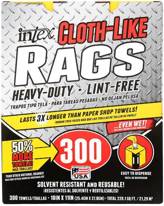Main image of Intex Nw-00454-75 Cloth-Like Wiping Rags, Fiber Blend