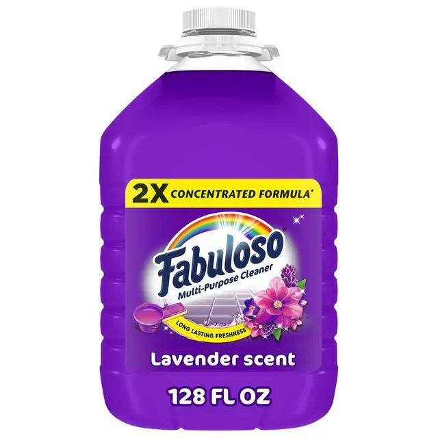 Alt view image 5 of 5 - Fabuloso 2X Multi-Purpose Cleaner, No Rinse Floor Cleaner, Lavender Scent, 128 fl oz