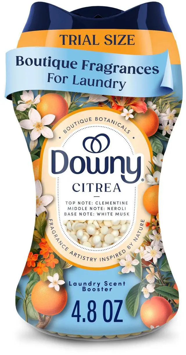 Main image of Downy Boutique Botanicals In Wash Laundry Scent Booster Beads, CITREA Scent, 4.8 oz