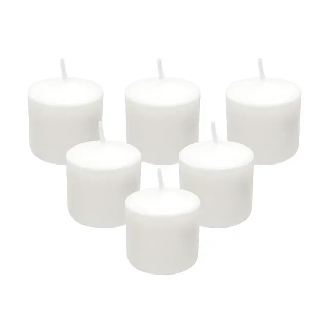 Alt view image 6 of 6 - Mainstays Unscented Votive Candles, White, 16 Count