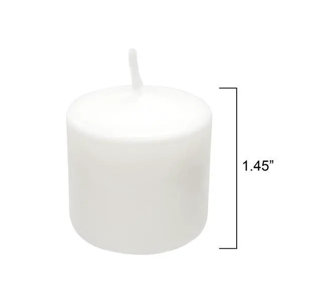Alt view image 4 of 6 - Mainstays Unscented Votive Candles, White, 16 Count