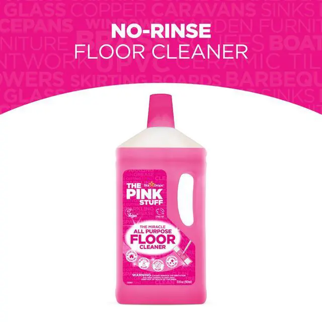 Alt view image 2 of 6 - The Pink Stuff, Miracle All-Purpose Liquid Floor Cleaner, 31 fl. oz.