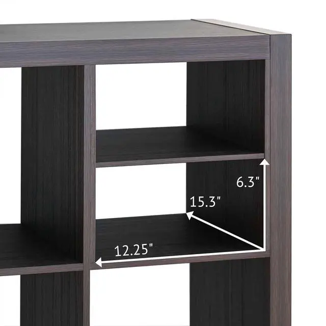 Alt view image 3 of 4 - Better Homes & Gardens H Shelf Insert for Cube Organizers, Tobacco Oak