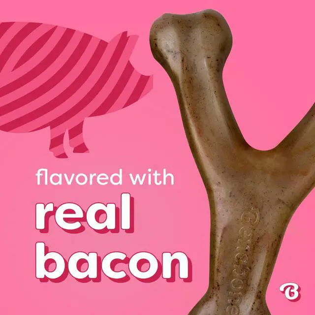 Alt view image 4 of 6 - Benebone Essentials Wishbone Bacon M/L