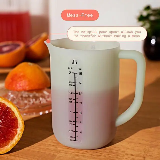 Alt view image 2 of 6 - Beautiful 2 Cup Silicone Measuring Cup, Sage Green by Drew Barrymore