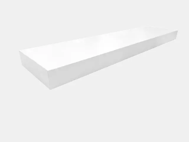 Alt view image 3 of 6 - Mainstays White 18" Wood Floating Shelf