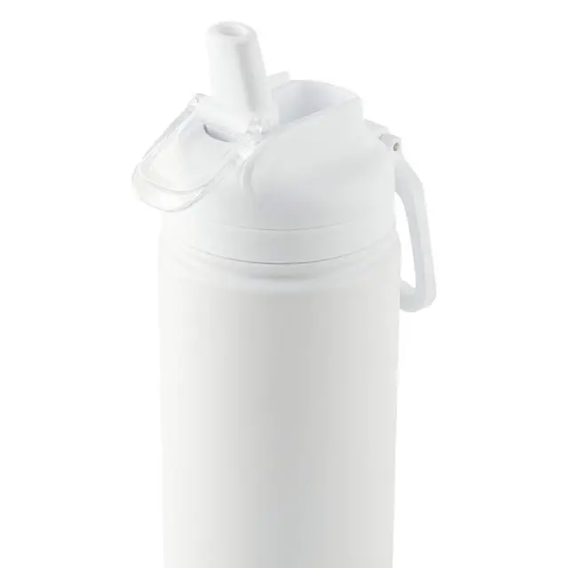 Alt view image 4 of 4 - Mainstays 24 oz Stainless Steel Sip Water Bottle, White