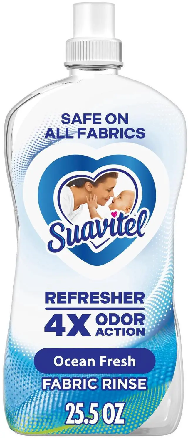 Main image of Suavitel Refresher Fabric Rinse, 4X Odor Action, Ocean Fresh Scent, 25.5 fl oz